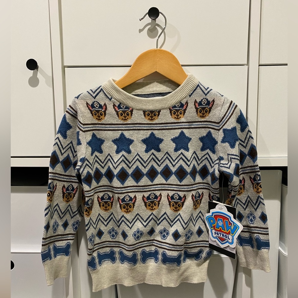 Paw Patrol Sweater NWT - Andy & Evan